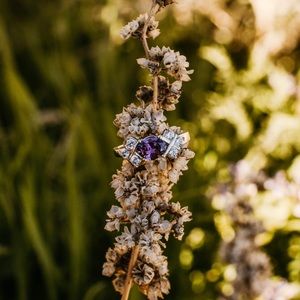 ~Amethyst Colored CZ Ring~